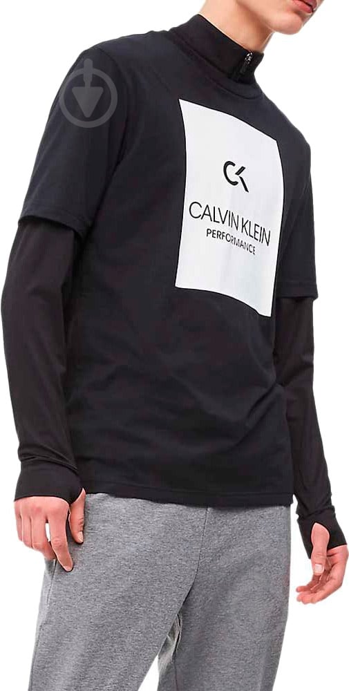 Футболка Calvin Klein Performance 00GMS9K221-952 р.M черный - фото 2