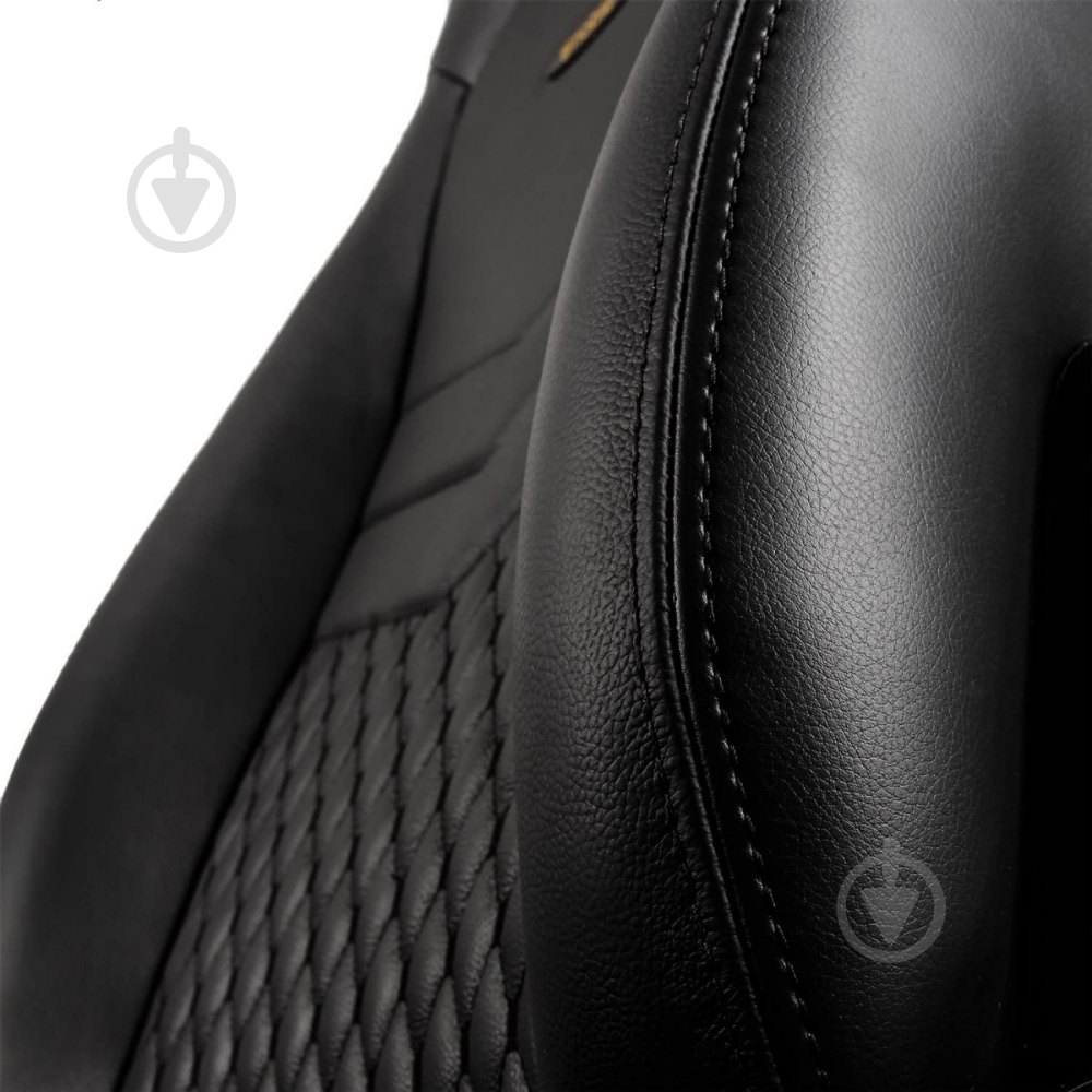 Кресло игровое Noblechairs ICON Real Leather черный - фото 4