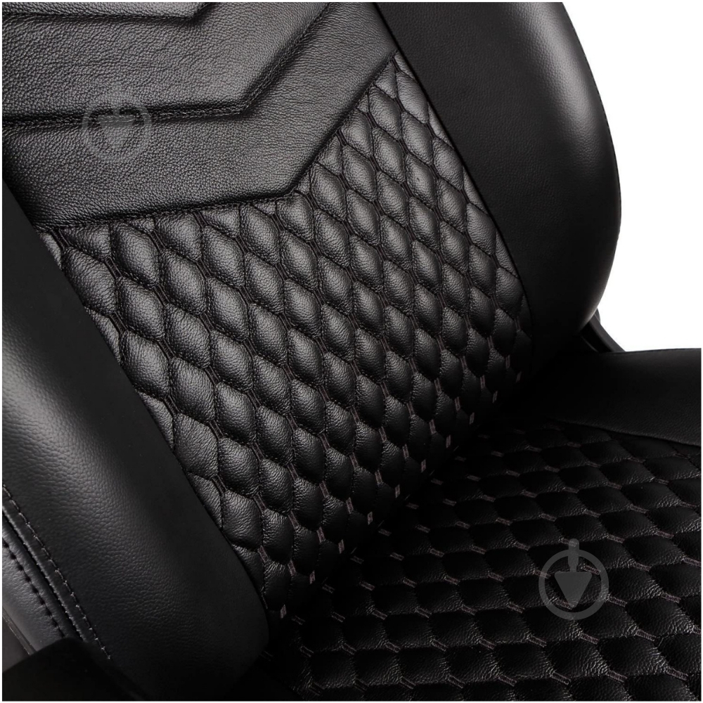 Кресло игровое Noblechairs ICON Real Leather черный - фото 6
