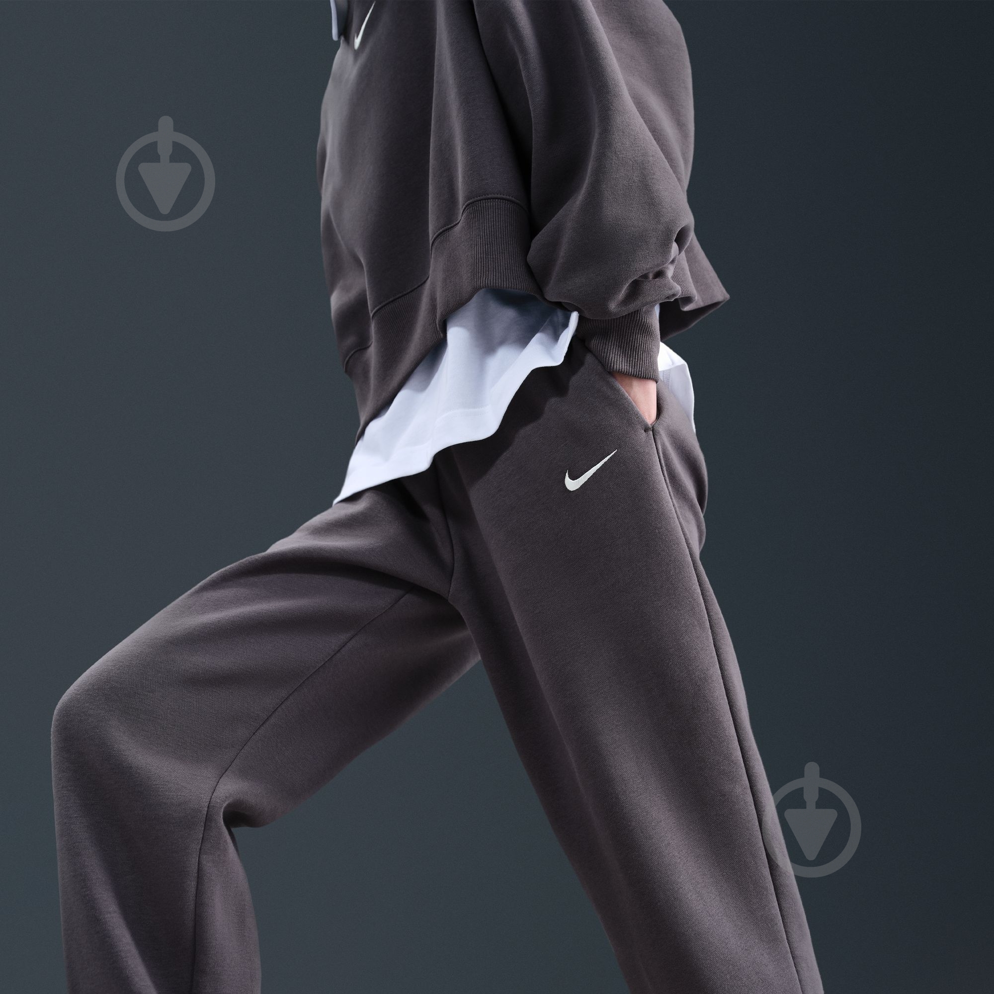 ᐉ Брюки Nike W NSW PHNX FLC HR OS PANT 2 FZ5996-036 р. L серый