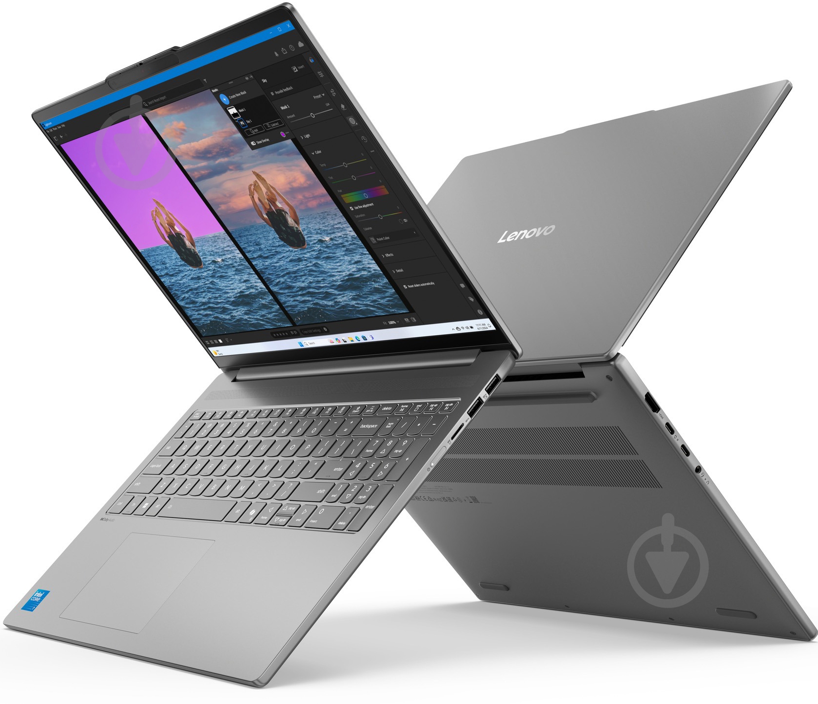 Ноутбук Lenovo ideapad Slim 5 16IRH10 16" (83HS007QRA) luna grey - фото 2