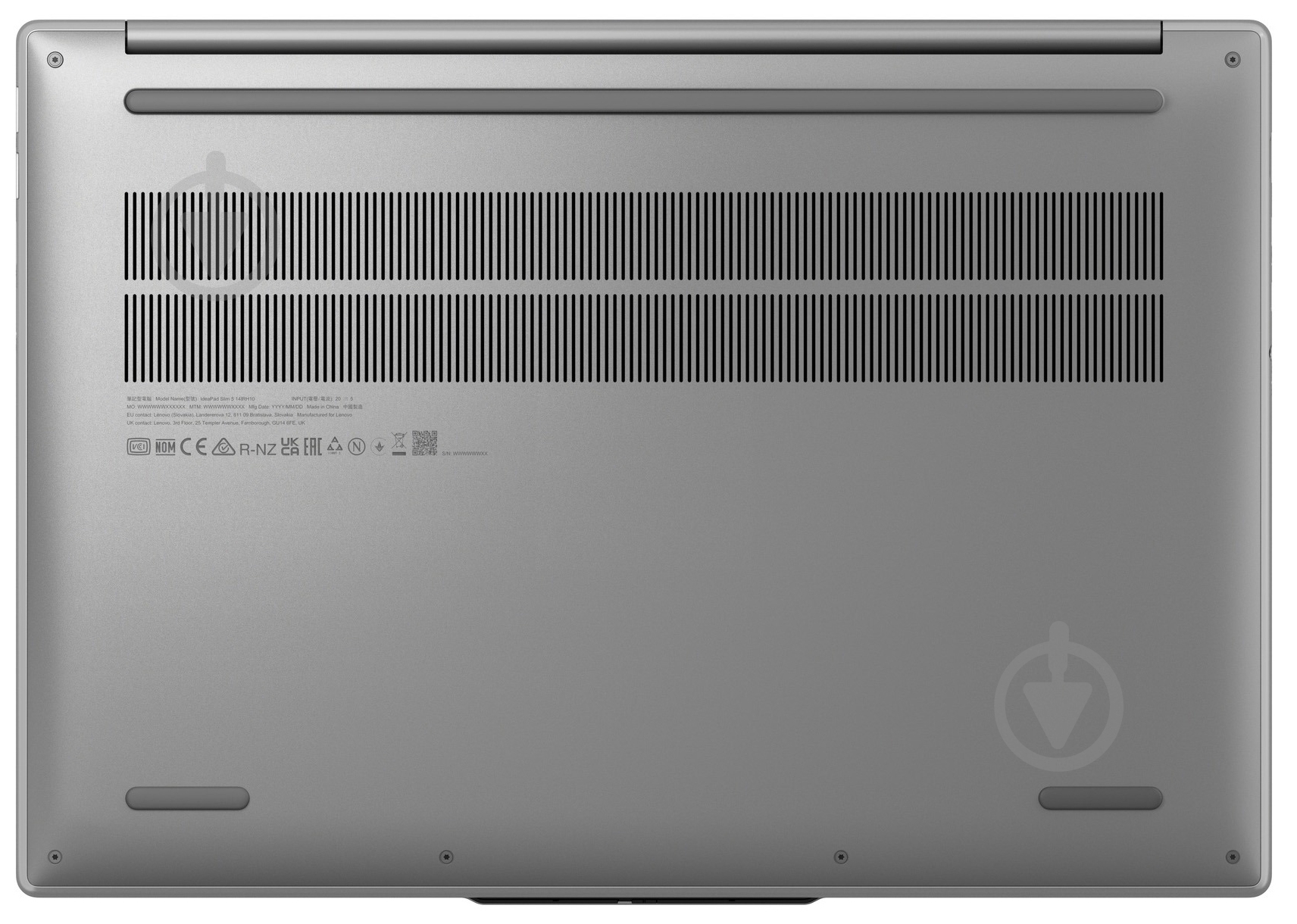Ноутбук Lenovo ideapad Slim 5 16IRH10 16" (83HS007QRA) luna grey - фото 16
