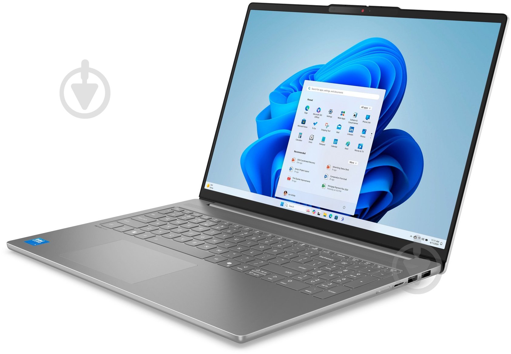Ноутбук Lenovo ideapad Slim 5 16IRH10 16" (83HS007QRA) luna grey - фото 10