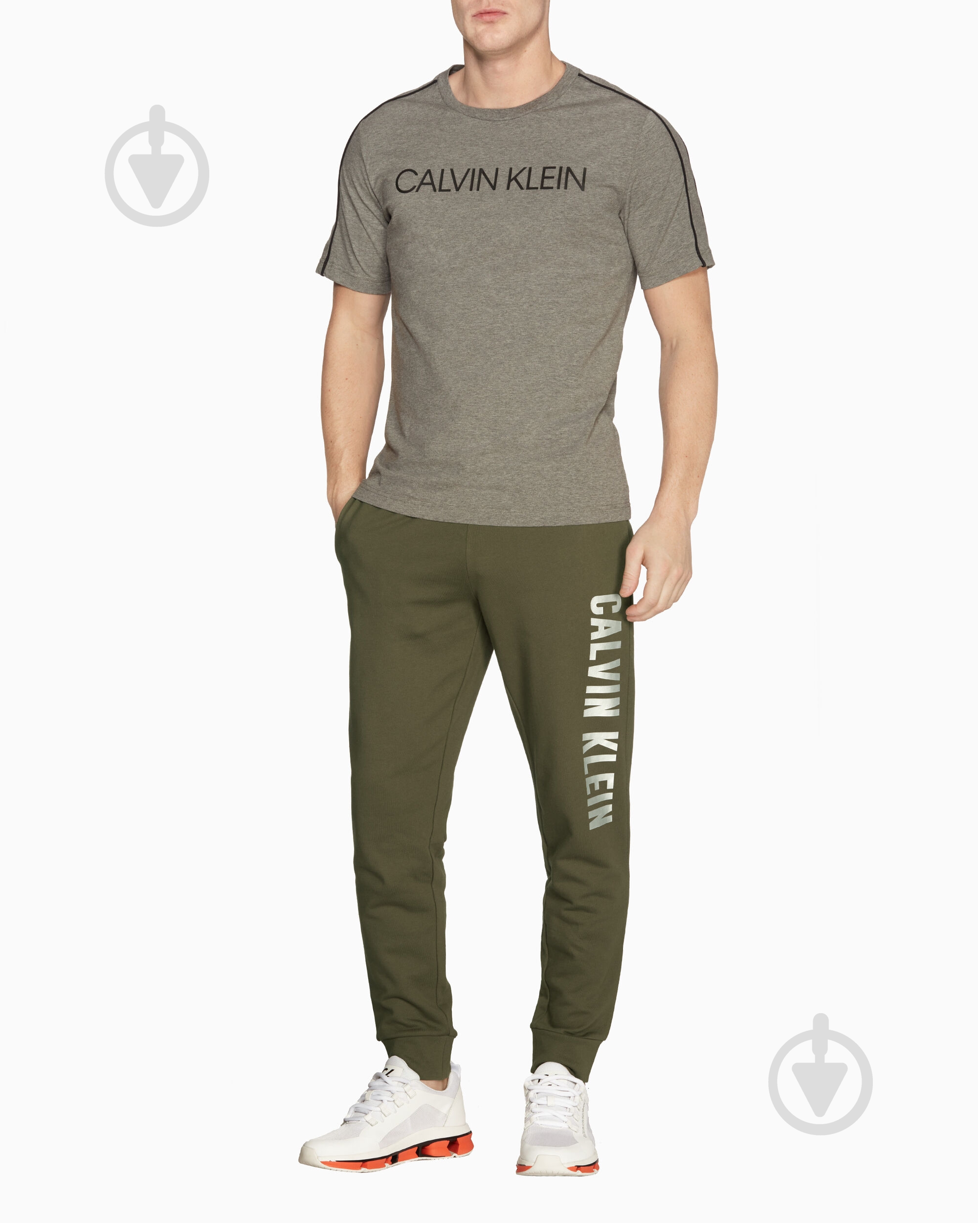 Футболка Calvin Klein Performance T-Shirts 00GMF9K260-077 р.S серый - фото 2