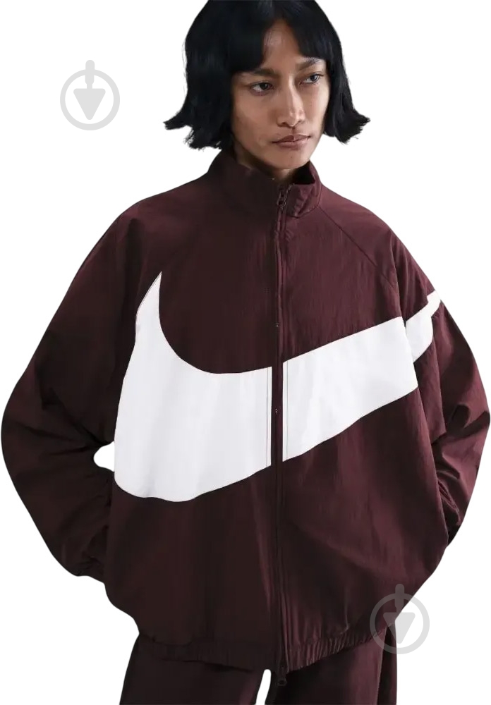 ᐉ Джемпер Nike W NSW Logo OS Track JKT HV4107-652 р.L бордовый