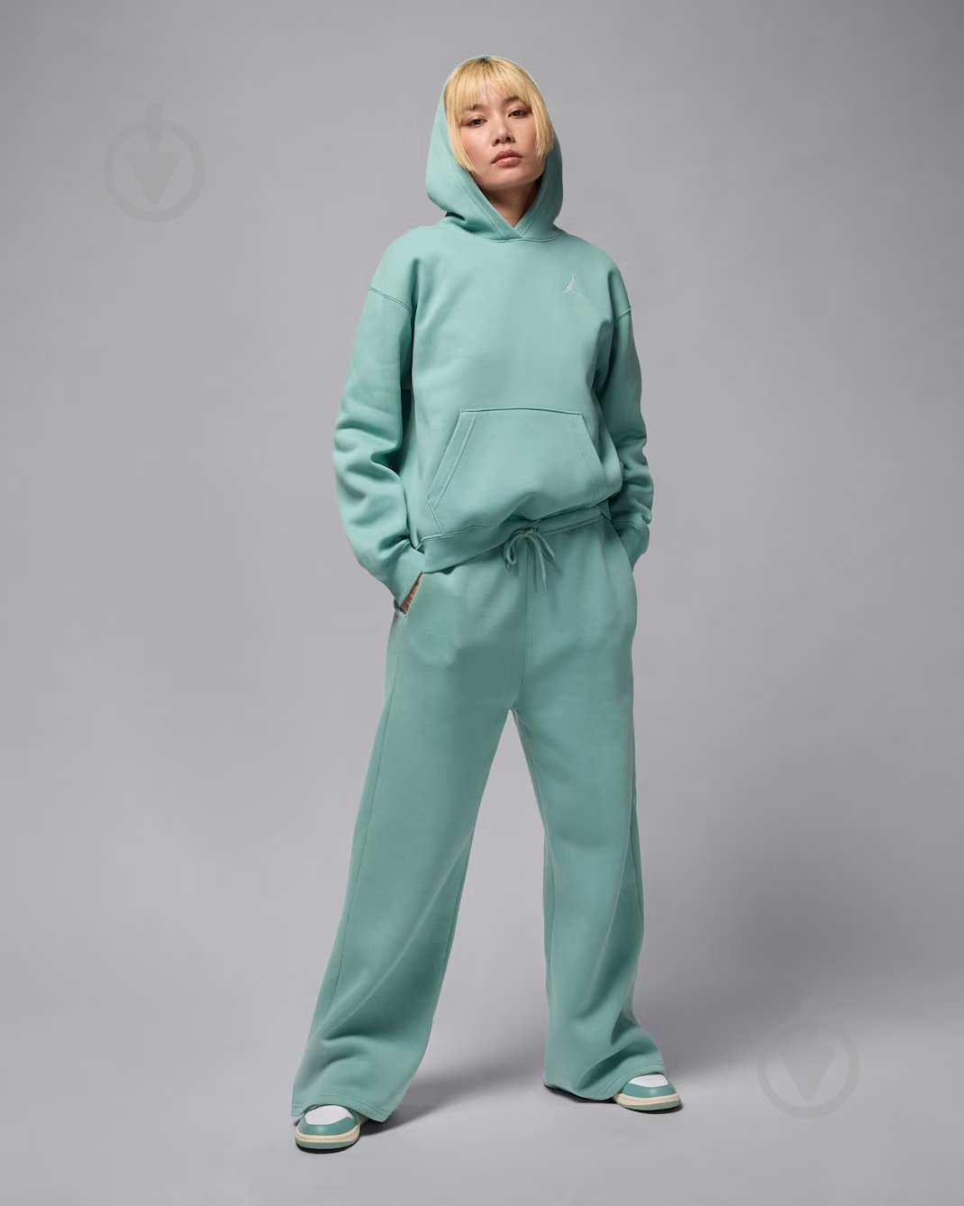 Джемпер Jordan W J BRK FLC PO 24 FV7071-017 р.M бірюзовий - фото 7