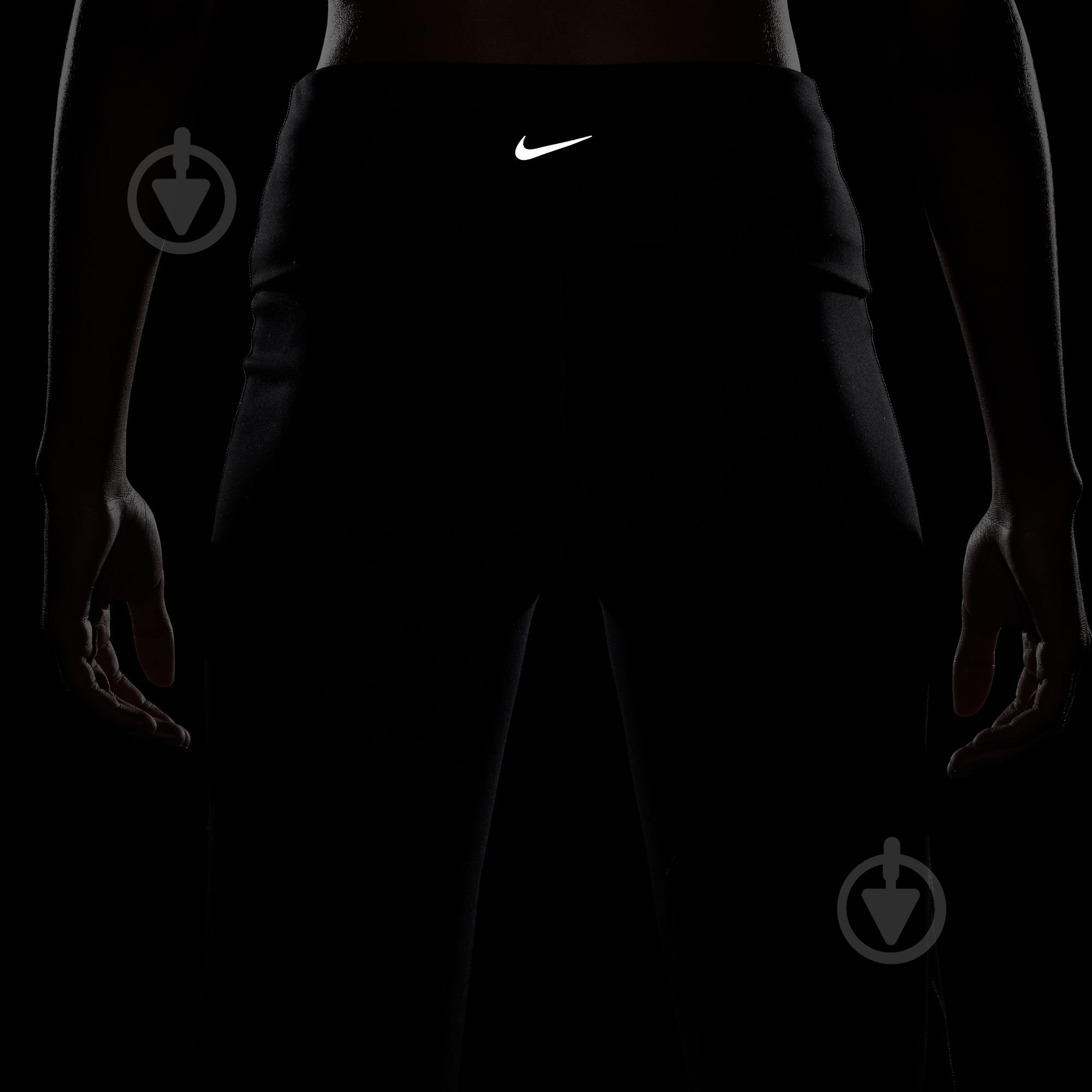 Брюки Nike W NK DF ONE HR FLDOVR PANT FV7848-010 р. M черный - фото 8