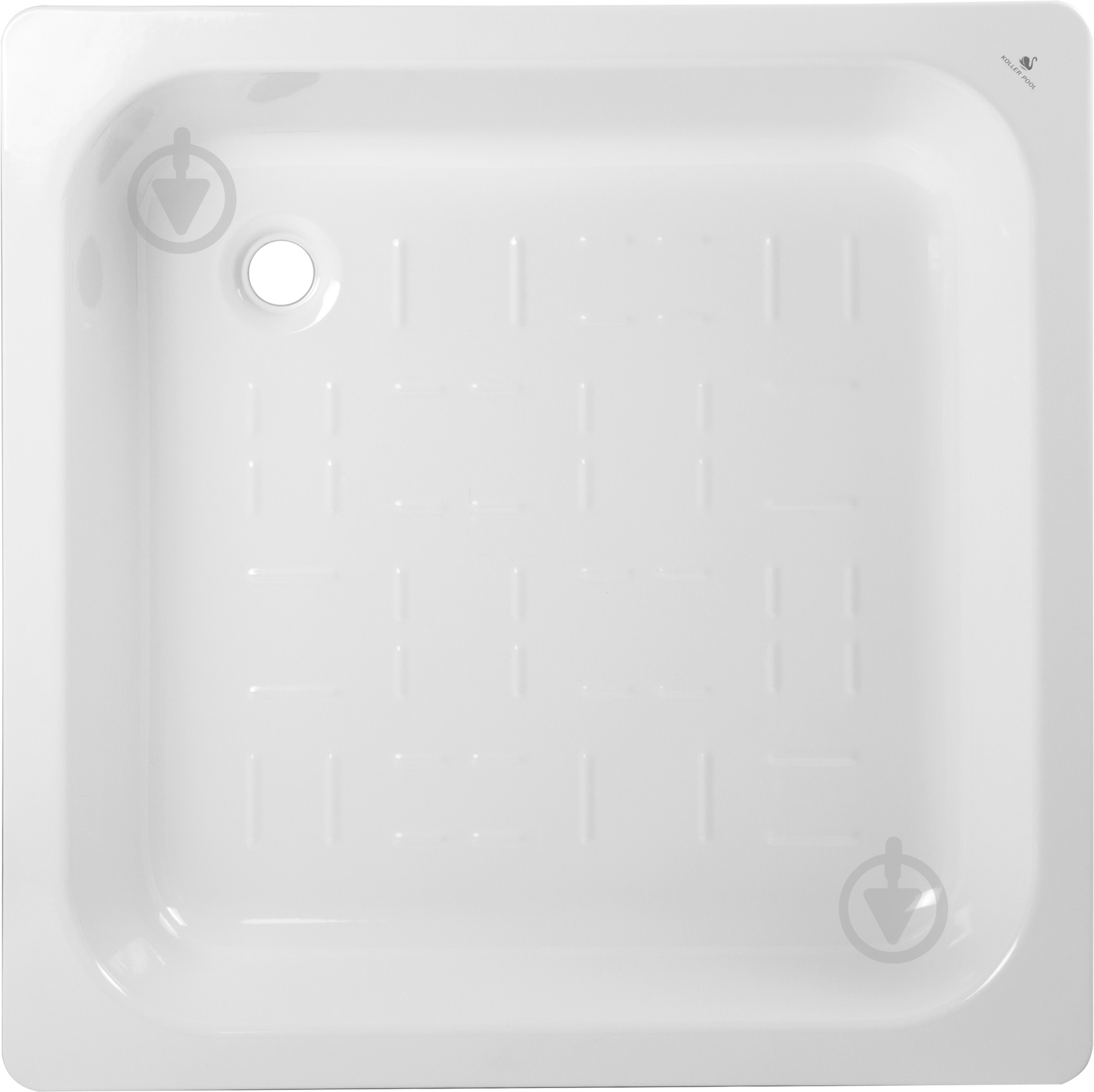 Поддон стальной Koller Pool Aquart 80x80 квадратный (910) (УЦ №90) - фото 2 Поддон стальной Koller Pool Aquart 80x80 квадратный (910) (УЦ №90) - фото 2