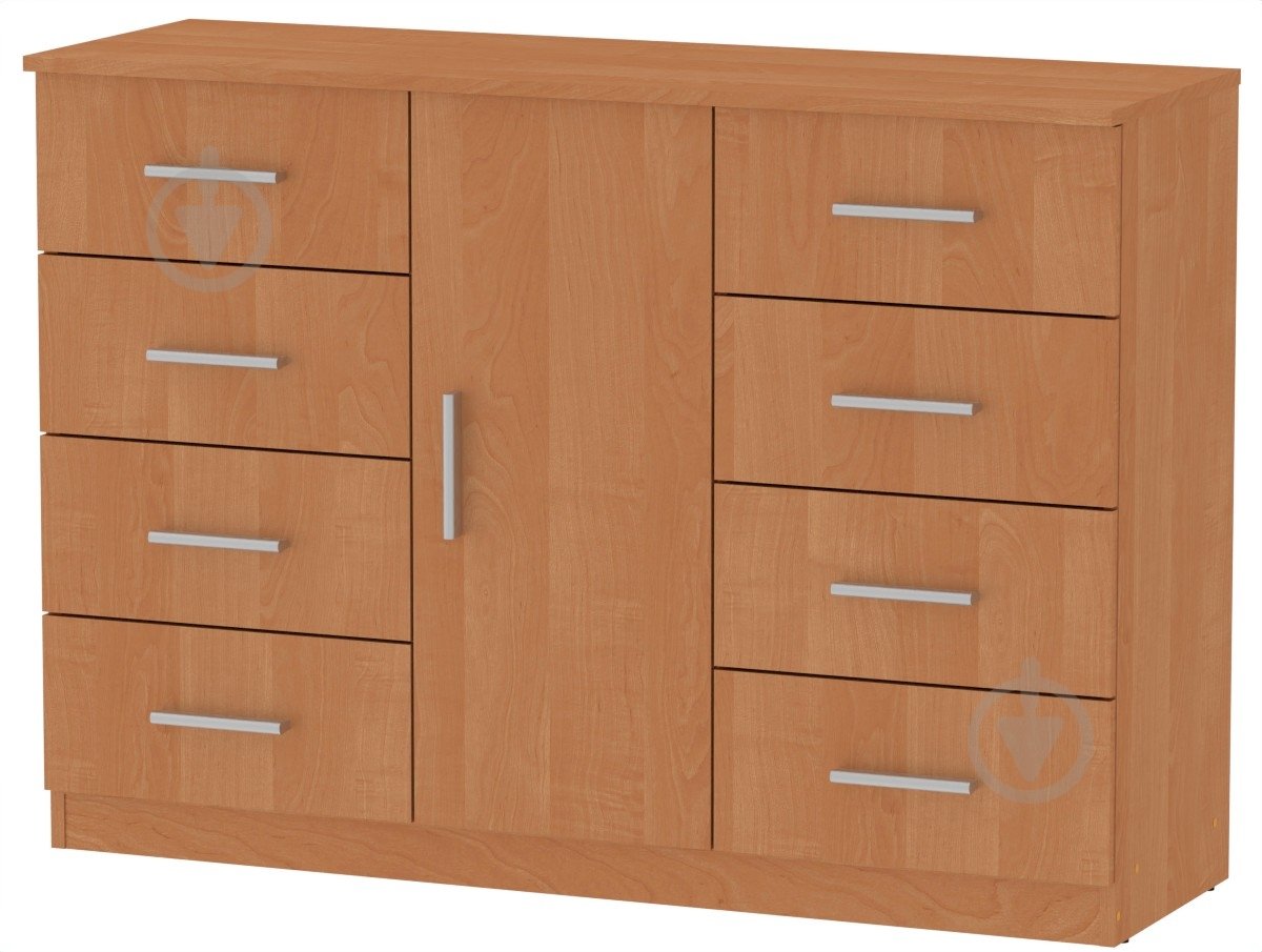Комод Компанит 8+1 ольха - фото 1