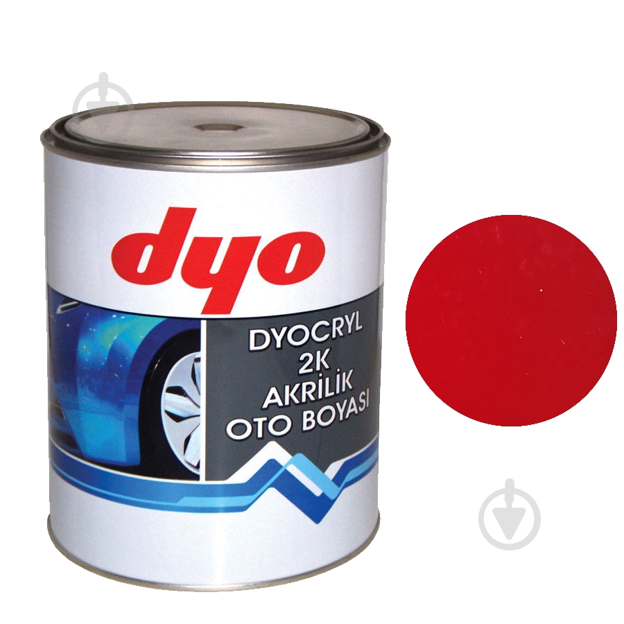 Автоемаль акрилова 110 рубін Dyo 1000 мл - фото 1