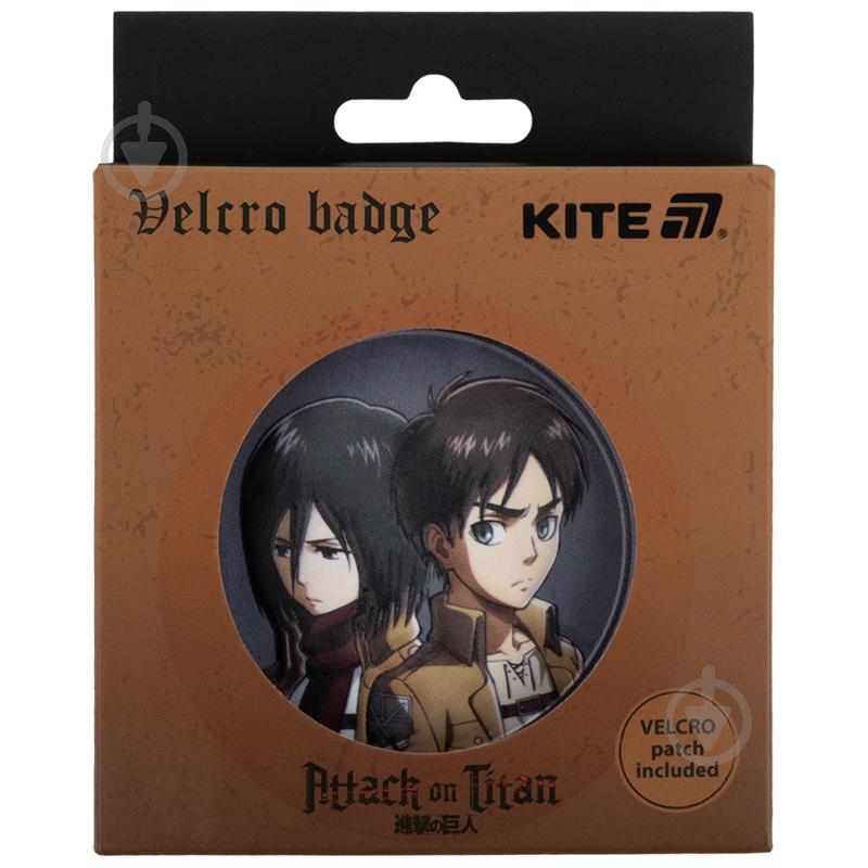 Бейдж KITE на липучці 3011 Attack on Titan - фото 1 Бейдж KITE на липучці 3011 Attack on Titan - фото 1
