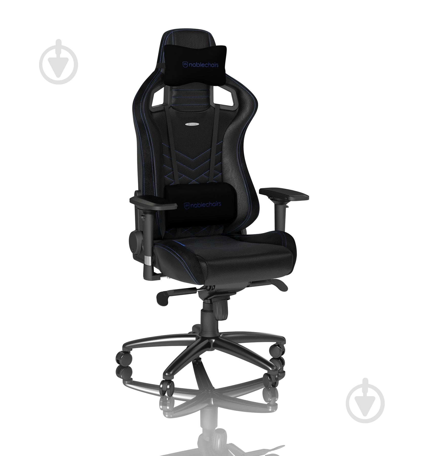 Крісло ігрове Noblechairs EPIC чорно-синій - фото 10