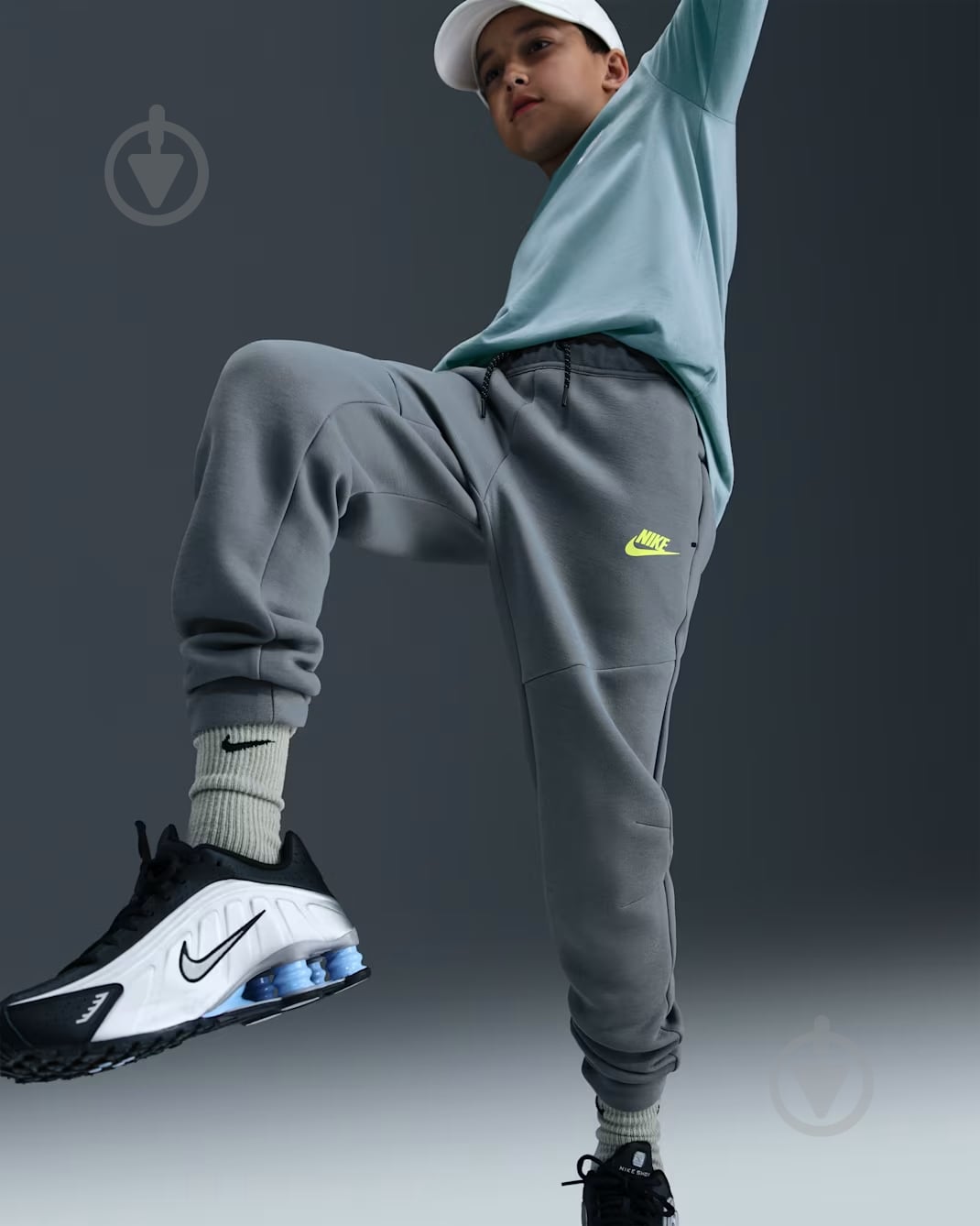 Брюки Nike р.128 серый HV5869-060 - фото 3