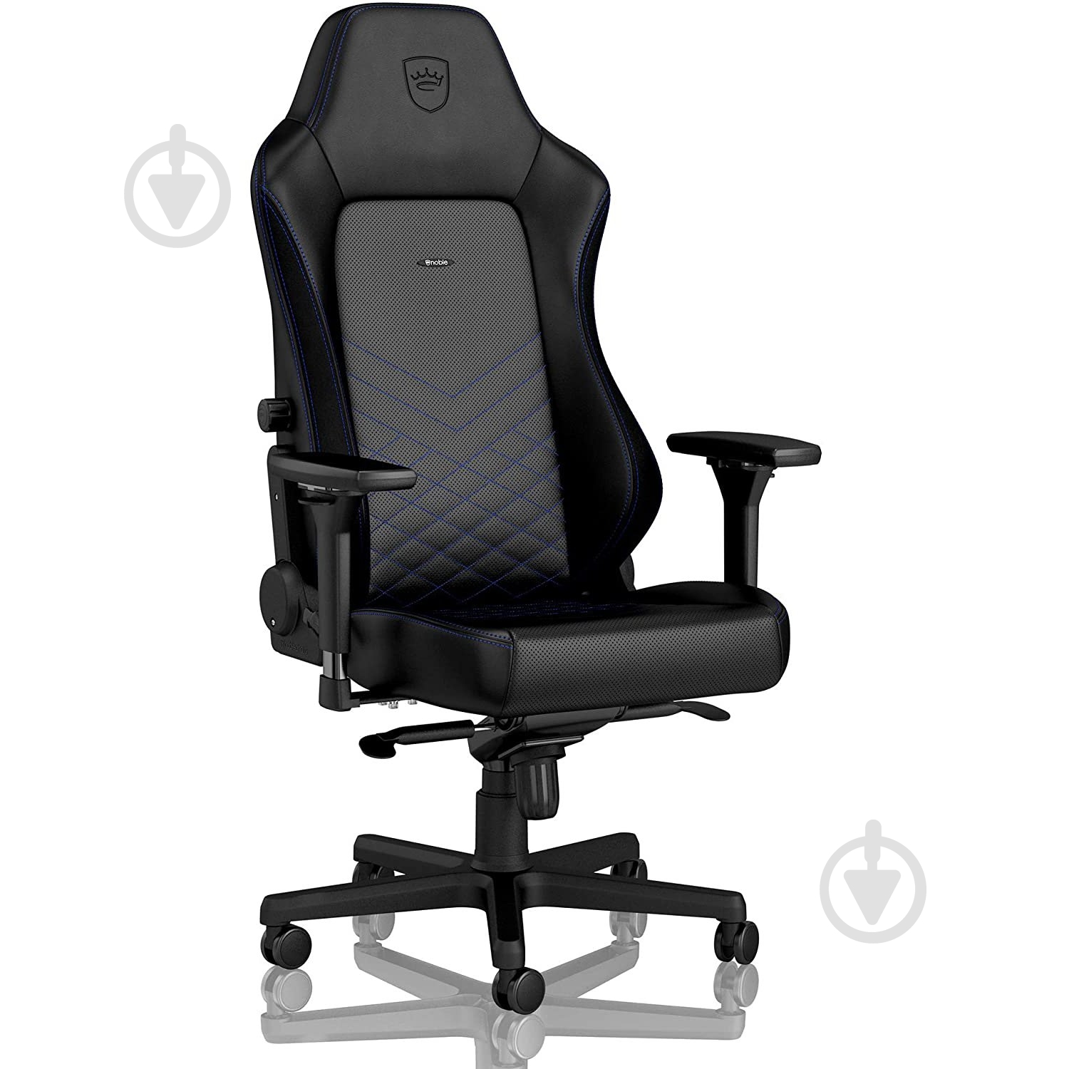 Кресло игровое Noblechairs HERO черно-синий - фото 2