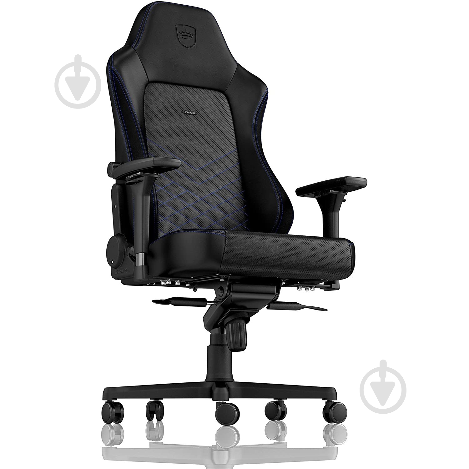 Кресло игровое Noblechairs HERO черно-синий - фото 7