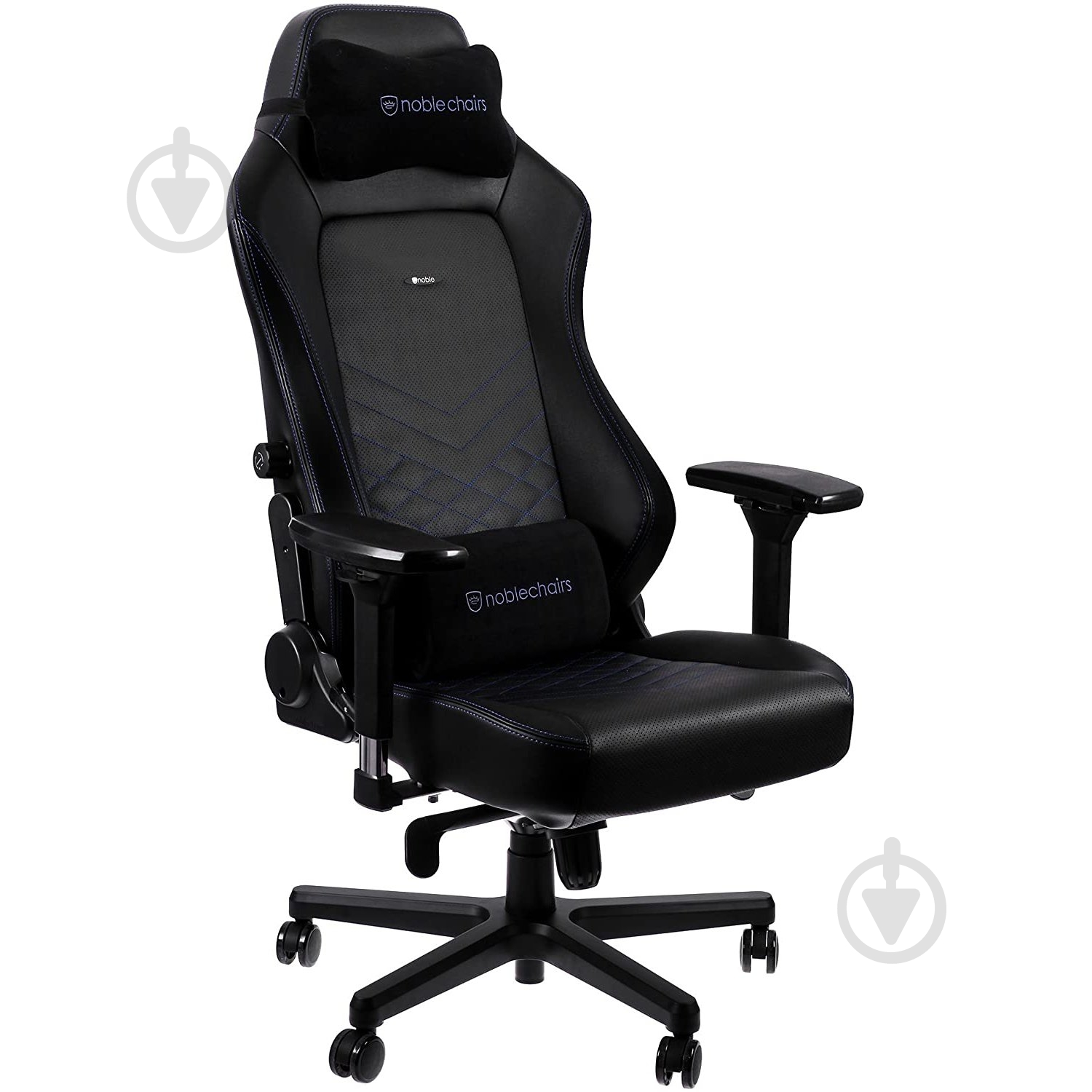 Кресло игровое Noblechairs HERO черно-синий - фото 9