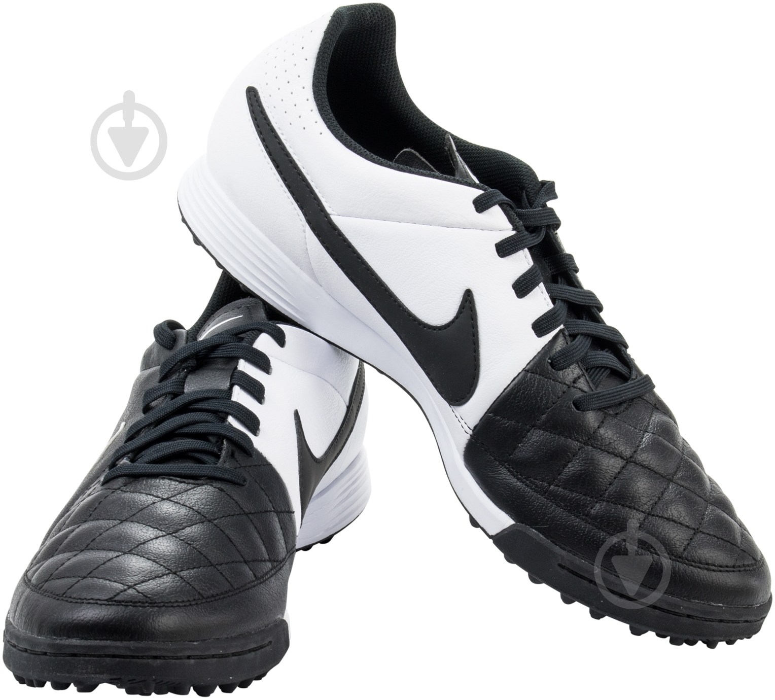 Футзальная обувь Nike TIEMPO GENIO LEATHER TF 631284-010 р.47,5 черный - фото 1