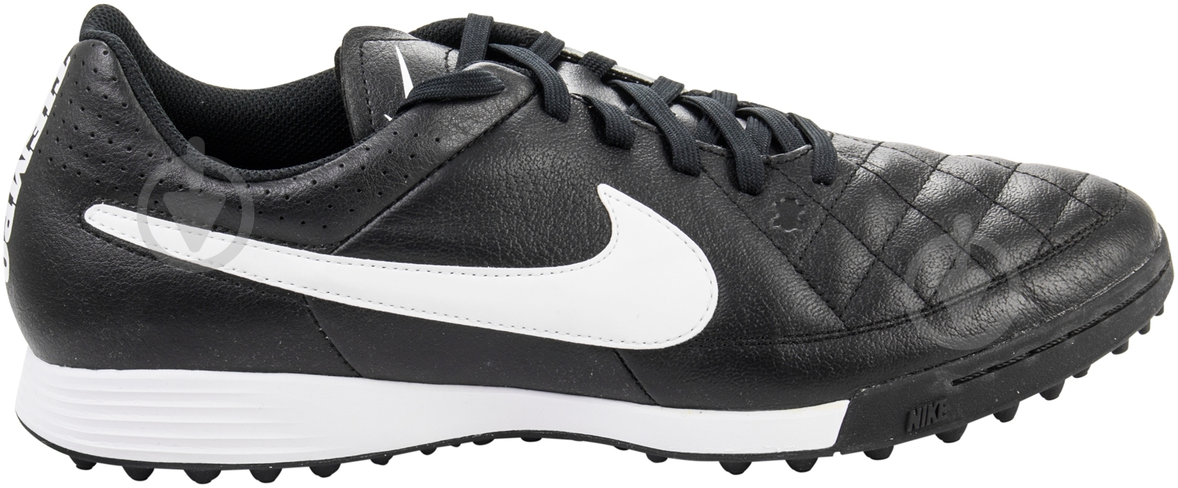 Футзальная обувь Nike TIEMPO GENIO LEATHER TF 631284-010 р.47,5 черный - фото 3