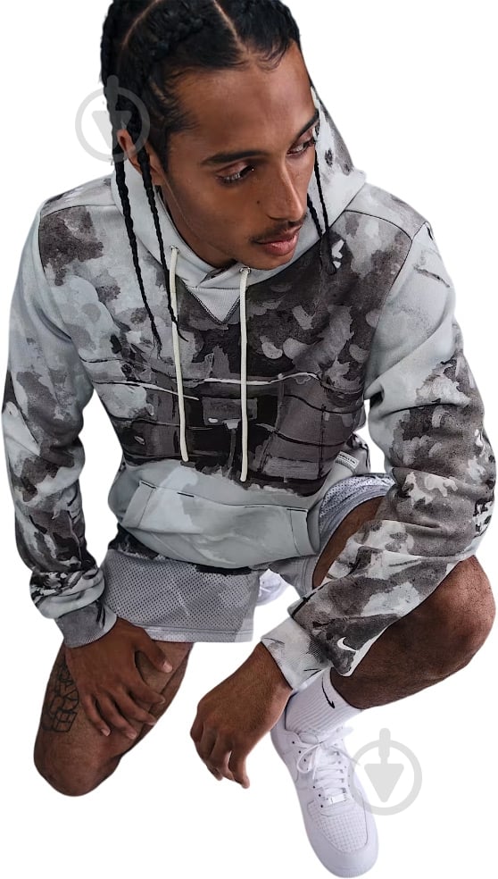 Джемпер Nike M NK TF SI BRSH PO HD NAOS AOP HV3516-068 р.L серый - фото 6 Джемпер Nike M NK TF SI BRSH PO HD NAOS AOP HV3516-068 р.L серый - фото 6