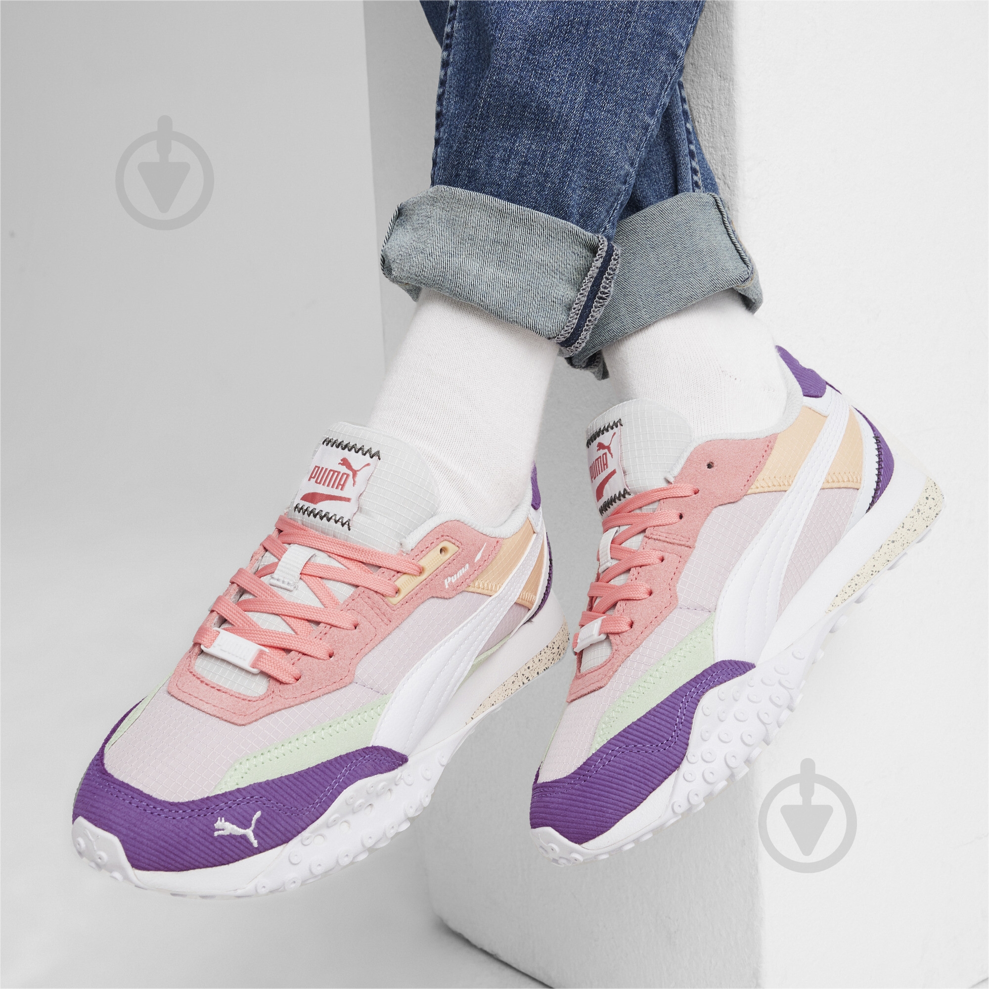 Кроссовки женские Puma BLKTOP RIDER MULTICOLOR 39590706 р.38 разноцветные - фото 3