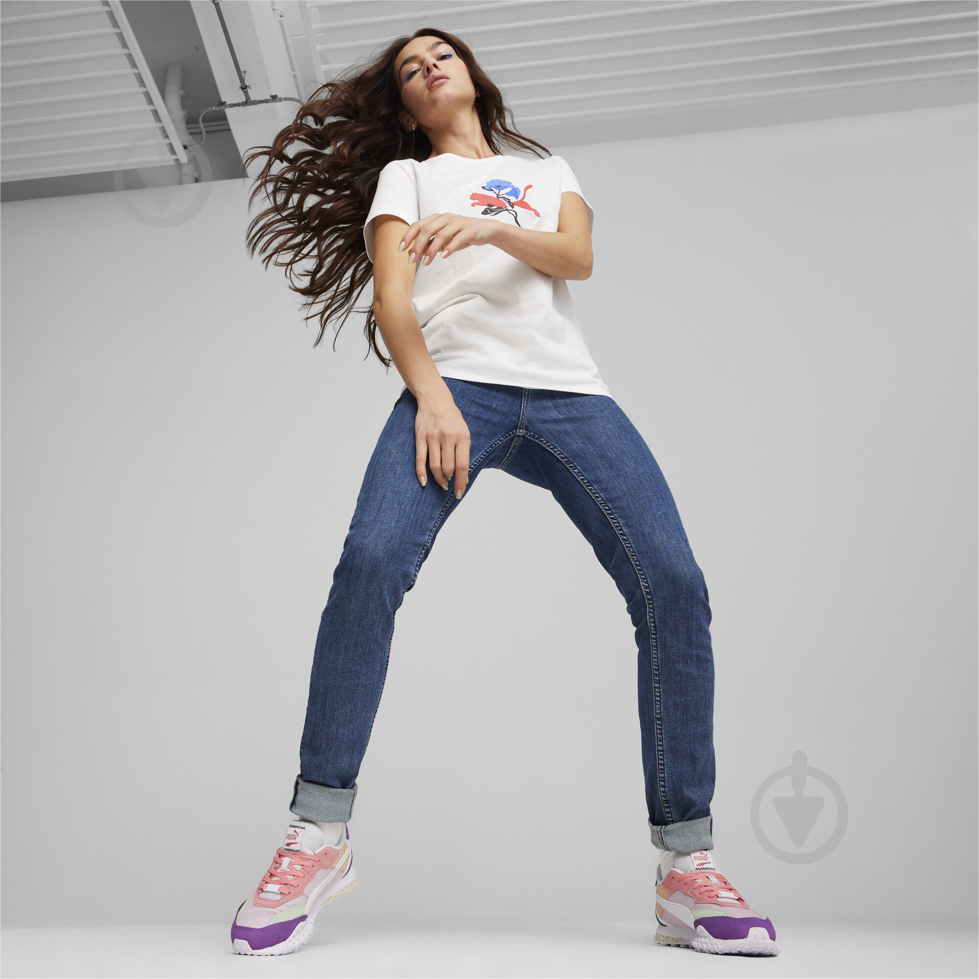 Кроссовки женские Puma BLKTOP RIDER MULTICOLOR 39590706 р.38 разноцветные - фото 4