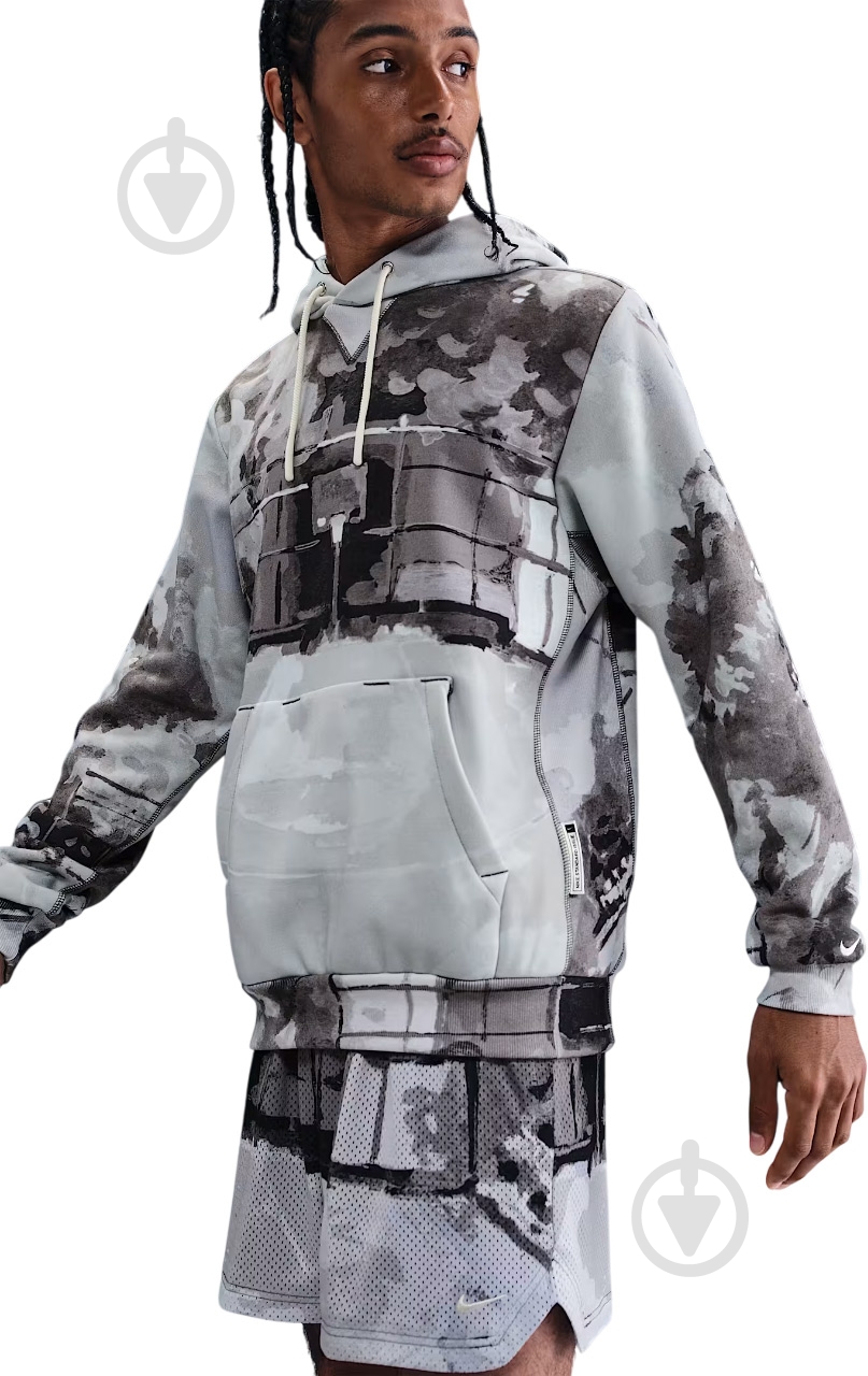 Джемпер Nike M NK TF SI BRSH PO HD NAOS AOP HV3516-068 р.M серый - фото 4 Джемпер Nike M NK TF SI BRSH PO HD NAOS AOP HV3516-068 р.M серый - фото 4