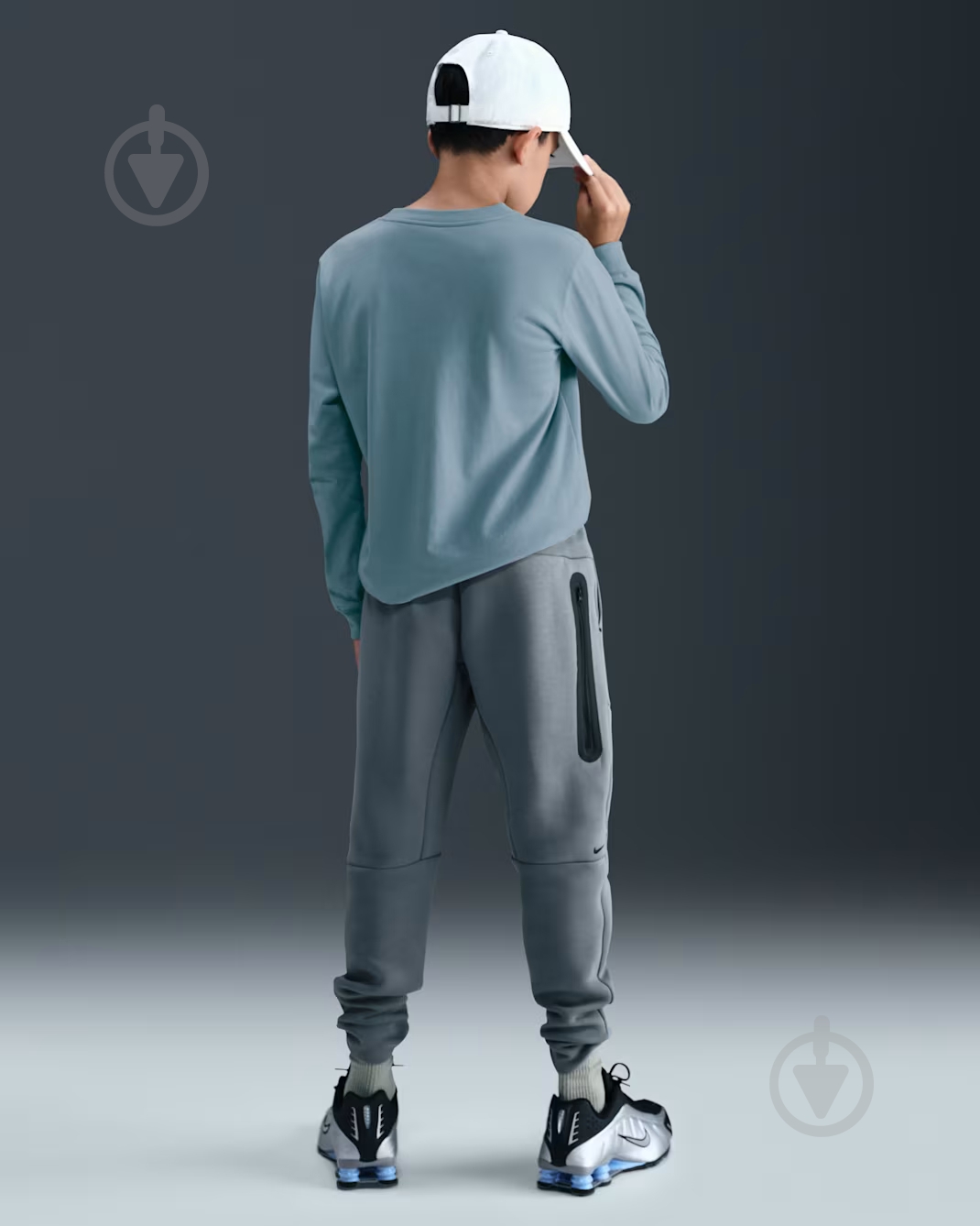 Брюки Nike р.122 серый HV5869-060 - фото 5 Брюки Nike р.122 серый HV5869-060 - фото 5