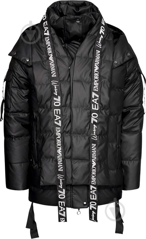 Куртка жіноча зимова EA7 6HTB20-TN2BZ-1200 р.S чорна - фото 1