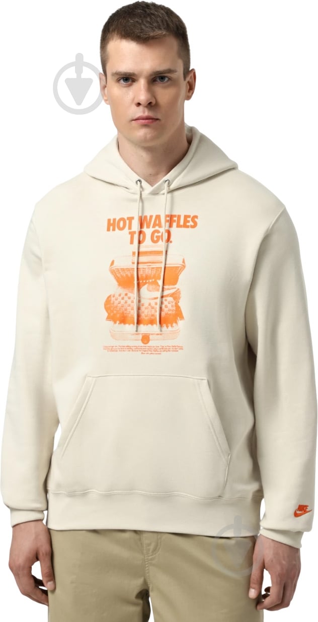 Джемпер Nike M NK Club BB GX Hoodie Reissue HV0852-229 р.XL бежевий - фото 1