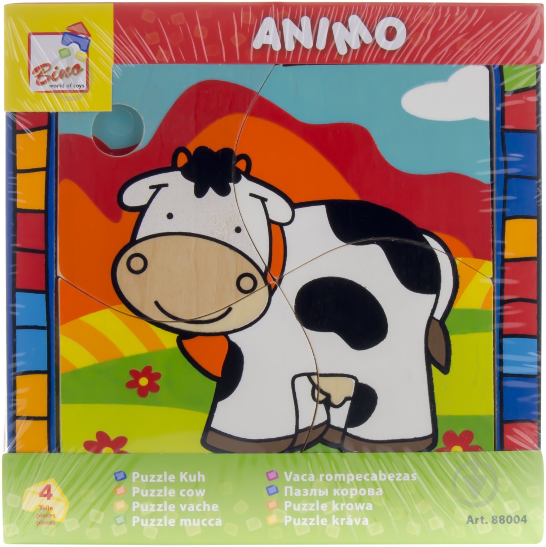 Пазлы Bino Коровка 36579 - фото 1 Пазлы Bino Коровка 36579 - фото 1