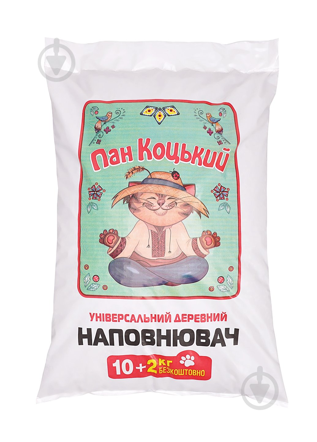 Наповнювач деревний Пан Коцький 10+2 кг - фото 1 Наповнювач деревний Пан Коцький 10+2 кг - фото 1