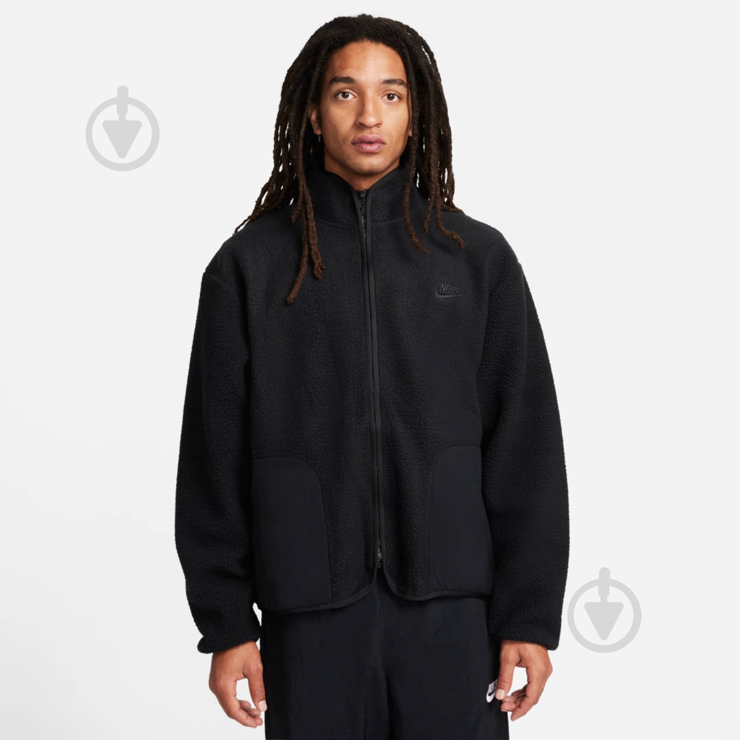 Джемпер Nike M NK CLUB+ SHERPA WNTR JKT FB8386-010 р.L черный - фото 1 Джемпер Nike M NK CLUB+ SHERPA WNTR JKT FB8386-010 р.L черный - фото 1