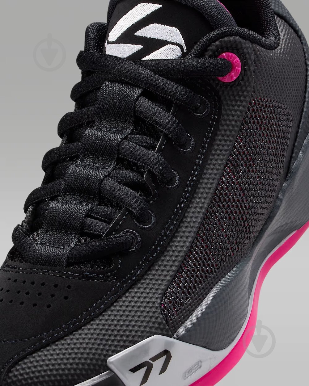 Кроссовки для девочек демисезонные Nike JORDAN LUKA .77 BG HF0820-006 р.38 черные с розовым - фото 7 Кроссовки для девочек демисезонные Nike JORDAN LUKA .77 BG HF0820-006 р.38 черные с розовым - фото 7