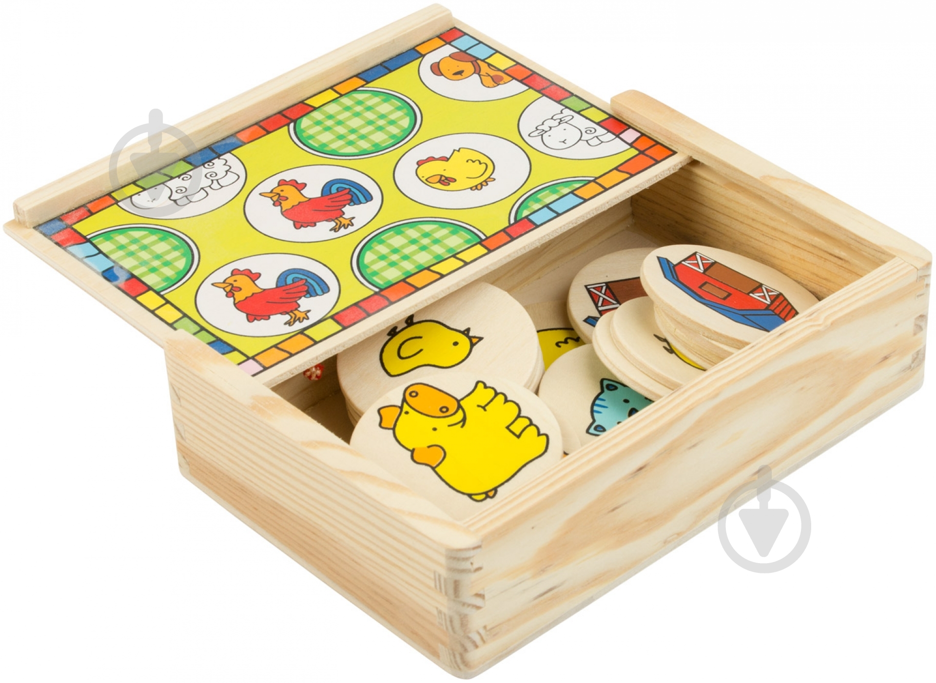 Игра настольная Bino Найди пару Животные 84041 - фото 1
