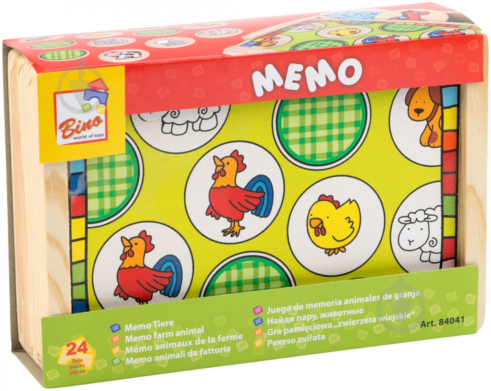 Игра настольная Bino Найди пару Животные 84041 - фото 4
