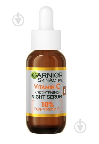 Сыворотка Garnier ночная Brighteing Vitamin C 30 мл - фото 1 Сыворотка Garnier ночная Brighteing Vitamin C 30 мл - фото 1