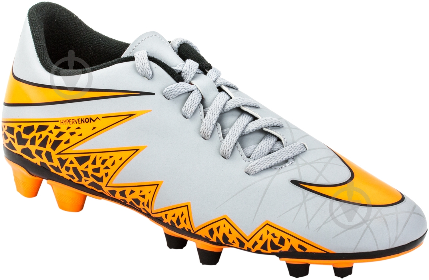Бутсы Nike Hypervenom II 749889-080 р.42,5 серый - фото 2