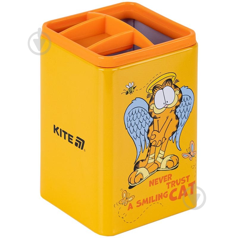 Подставка для канцелярии квадратная Garfield GF25-105 KITE - фото 1