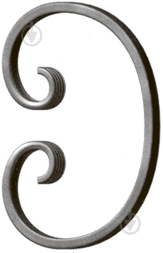 Завиток кованый Радуга-N 150х90 мм 105/12.6 - фото 1