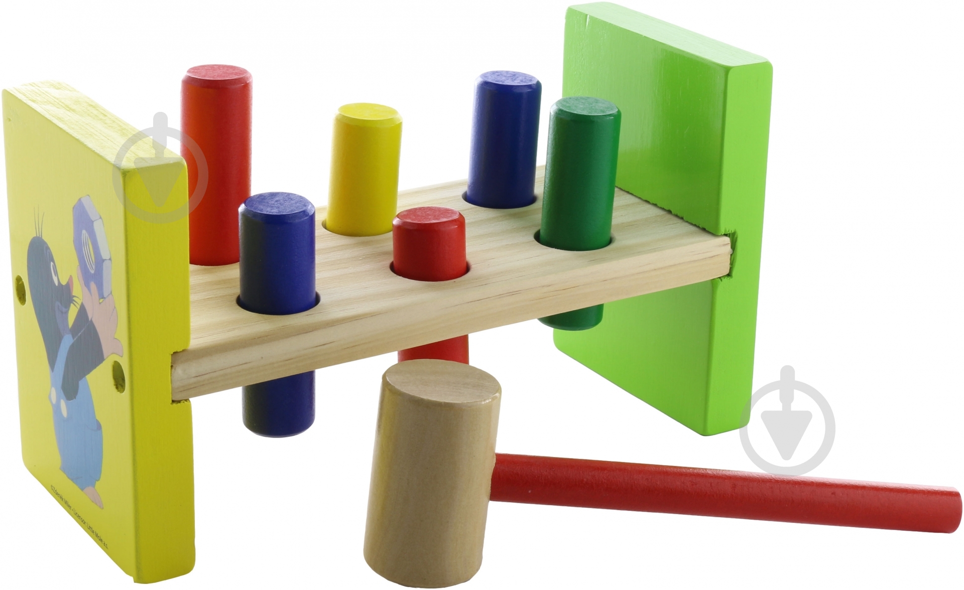 Стучалка Bino Кротик с молоточком 13731 - фото 1 Стучалка Bino Кротик с молоточком 13731 - фото 1