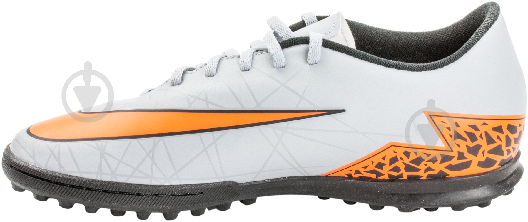 Бутсы Nike HyperVenom Phade 749891-080 р.US 11,5 серый с оранжевым - фото 4