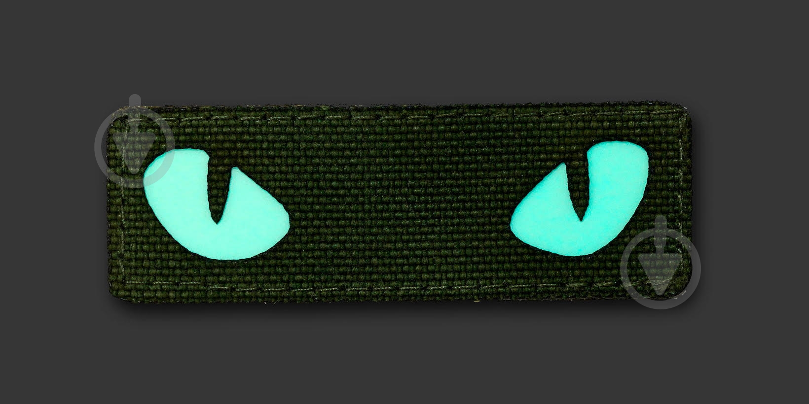 Шеврон-патч глаза 1 тип мультикам светонакопительный - фото 2