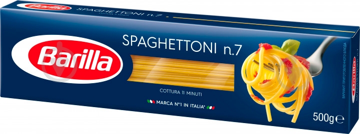 Макароны Barilla Spaghettoni №7 500 г - фото 3 Макароны Barilla Spaghettoni №7 500 г - фото 3