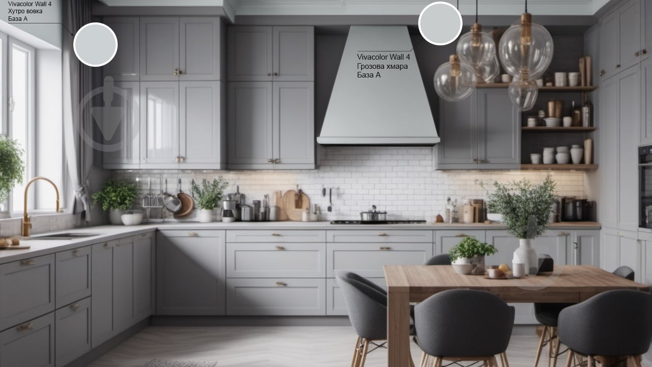 Краска интерьерная латексная Vivacolor Wall 4 A с бархатистым эффектом глубокий мат Мех волка H492 7,2 л - фото 3 Краска интерьерная латексная Vivacolor Wall 4 A с бархатистым эффектом глубокий мат Мех волка H492 7,2 л - фото 3