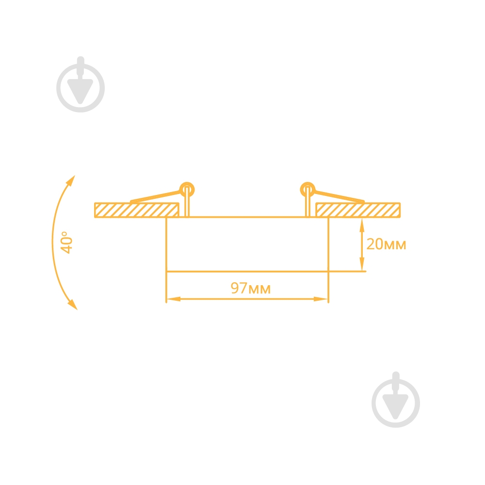 Світильник точковий LightMaster DL6231-S 12 Вт G5.3 чорний - фото 4