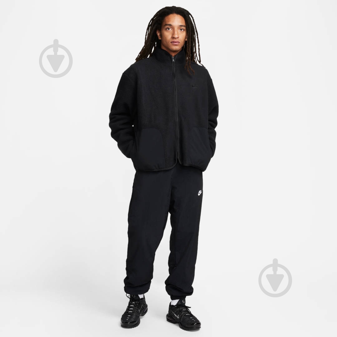 Джемпер Nike M NK CLUB+ SHERPA WNTR JKT FB8386-010 р.2XL черный - фото 5