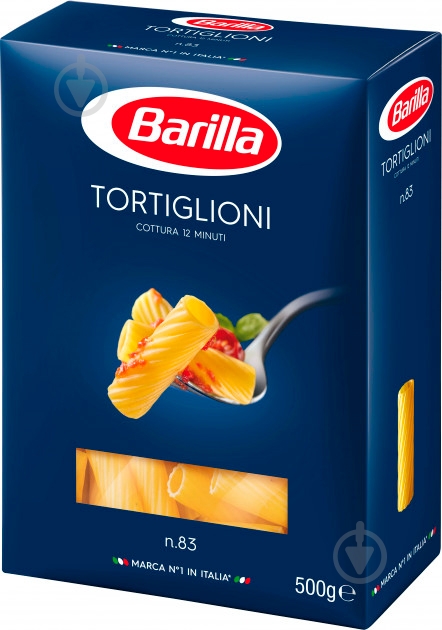 Макароны Barilla Tortiglioni №83 500 г - фото 3 Макароны Barilla Tortiglioni №83 500 г - фото 3