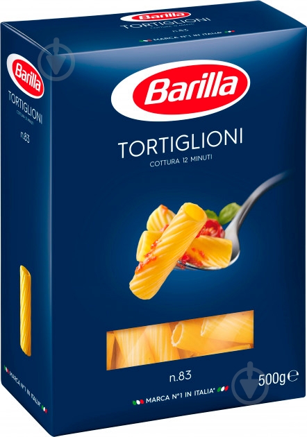 Макароны Barilla Tortiglioni №83 500 г - фото 2 Макароны Barilla Tortiglioni №83 500 г - фото 2