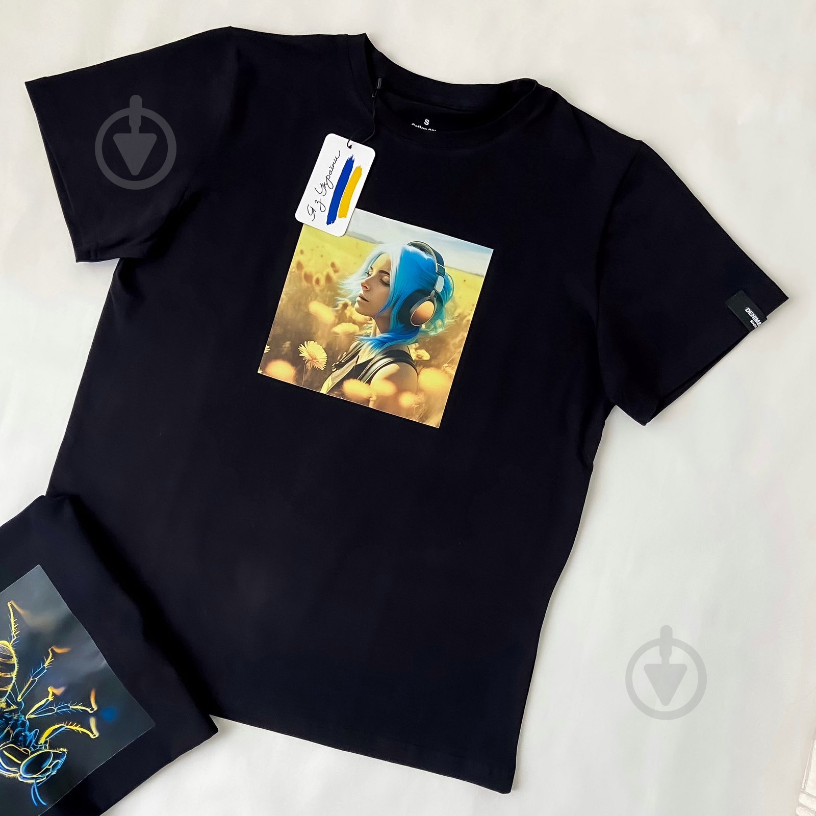 Футболка 000158 р.S черный - фото 1