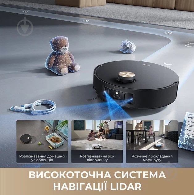 Робот-пылесос моющий DREAME Aqua 10 Roller black - фото 15